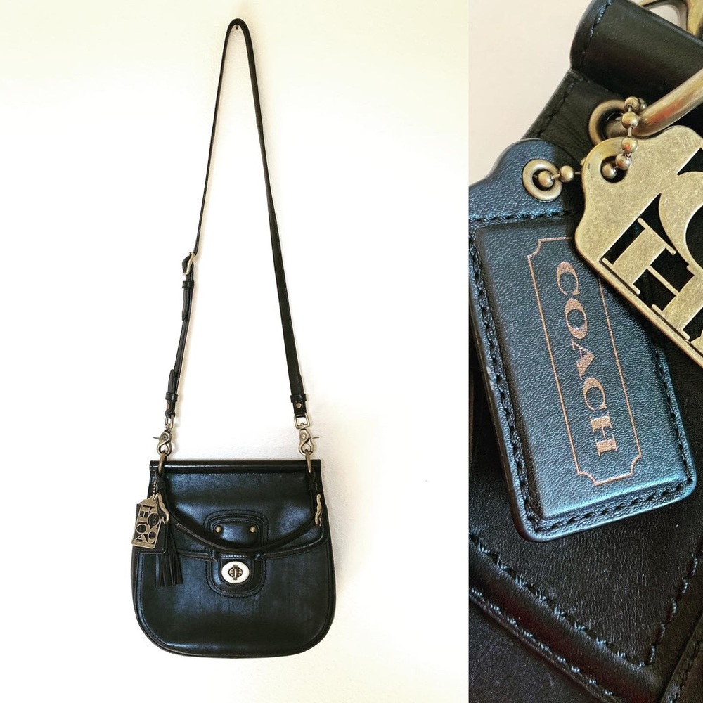 *Coach New Willis Top Handle/Crossbody Bag Black